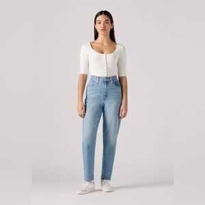 Levi’s High Waisted Mom Blue Jeans Women’s Size 28